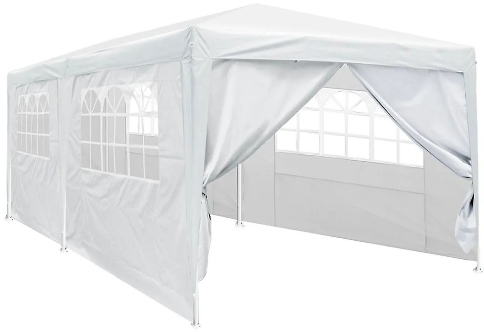 Party sátor fehér színben, 3 méretben-3x6 méteres