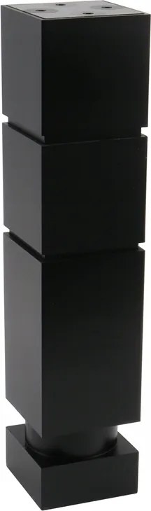 Lábtartó Bútorláb H250 25 CM Négyzet 45x45 Állítható Fekete +filc