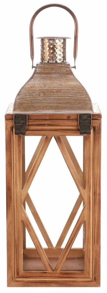 Gineta fa lámpás szett 3 db, barna