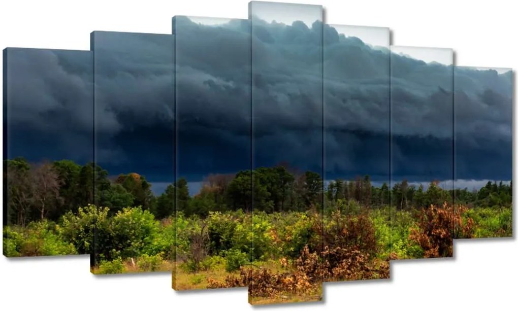 Festmények 140x80 Ősz Hegyek Folyó Fák