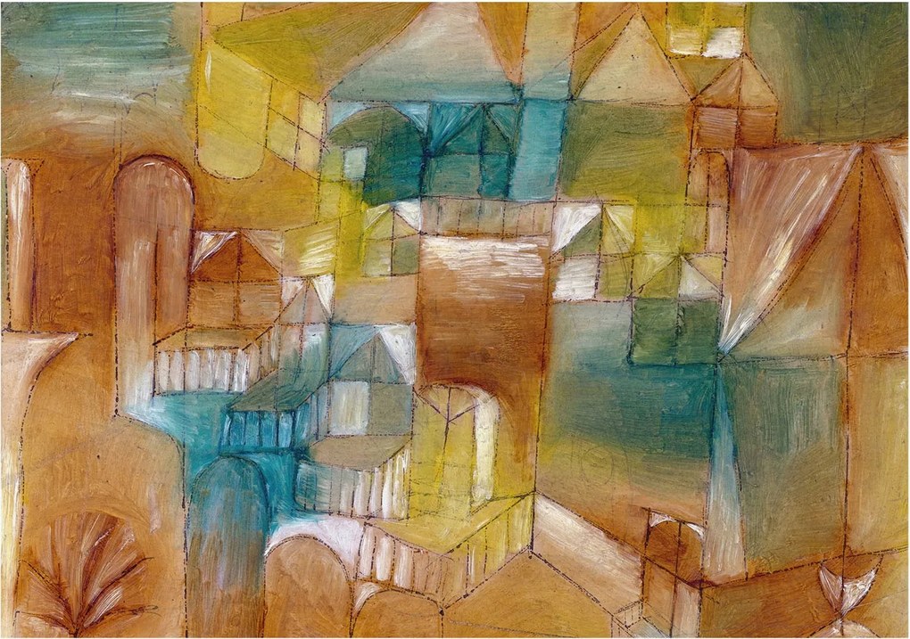 Fotó Fali tapéta Falikép Geometrikus szerkezetek 208x146 Ragasztó