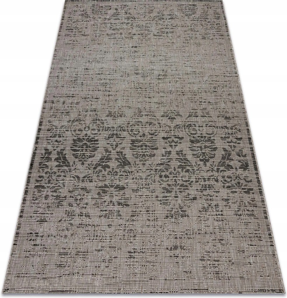 Lapos Szövésű Szőnyeg Juta Dísz Kültéri Univerzális szürke 240x330 cm