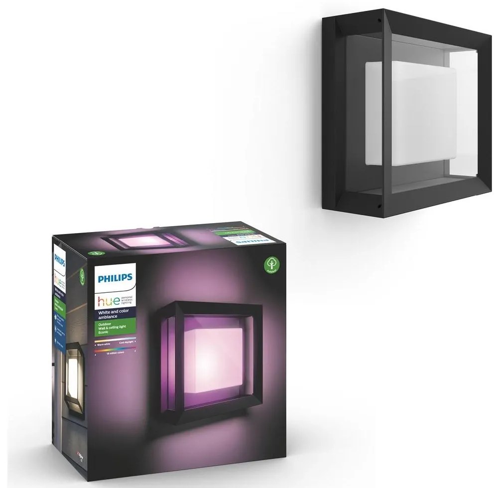 Philips 17438/30/P7 - LED RGB Kültéri lámpa Hue ECONIC LED/15W/230V IP44