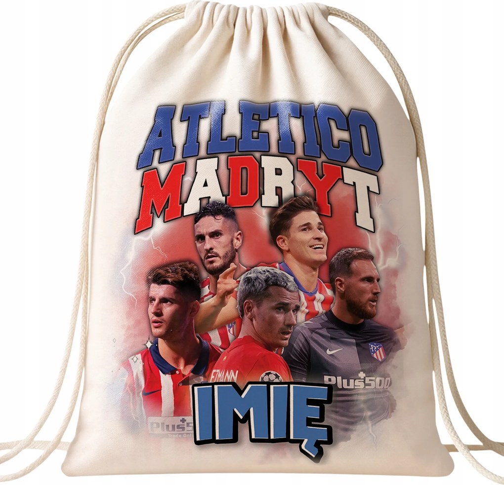 Személyre szabott hátizsák Atlético Madrid Griezmann Morata Koke