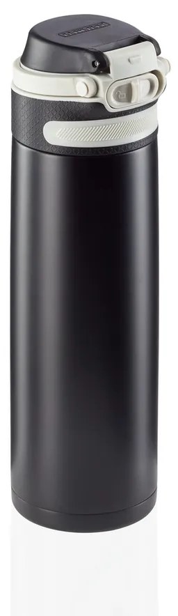 Leifheit termosz 600 ml-es, fekete, praktikuskupakkal 03271