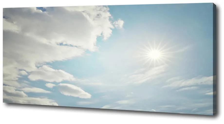 Feszített vászonkép Felhők az égen pl-oc-125x50-f-114375857