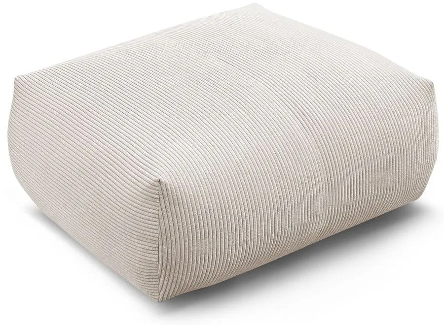 Krémszínű kordbársony lábtartó Voltaire – Bobochic Paris