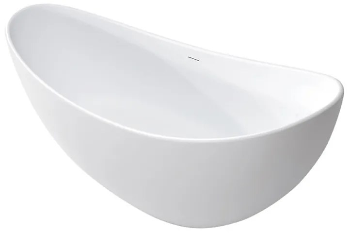 Accord Matt White öntöttmárvány szabadon álló kád 190x77,5x95 cm