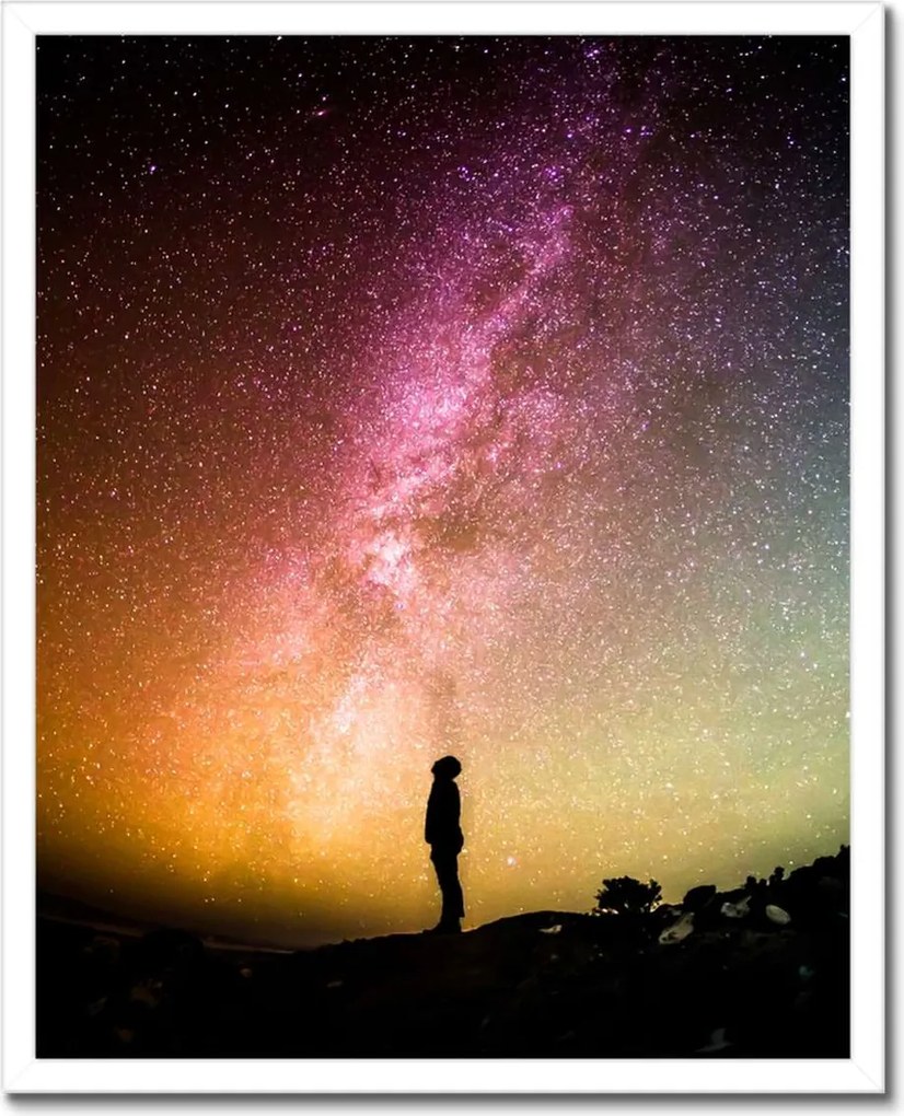 Poszterek keretben 40x50 Tejút Galaxis