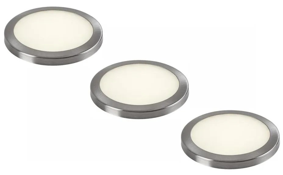 Rabalux 78043 - KÉSZLET 3x LED Dimmelhető szekrényvilágítás SOCAVI 3xLED/1W/230V 4000K