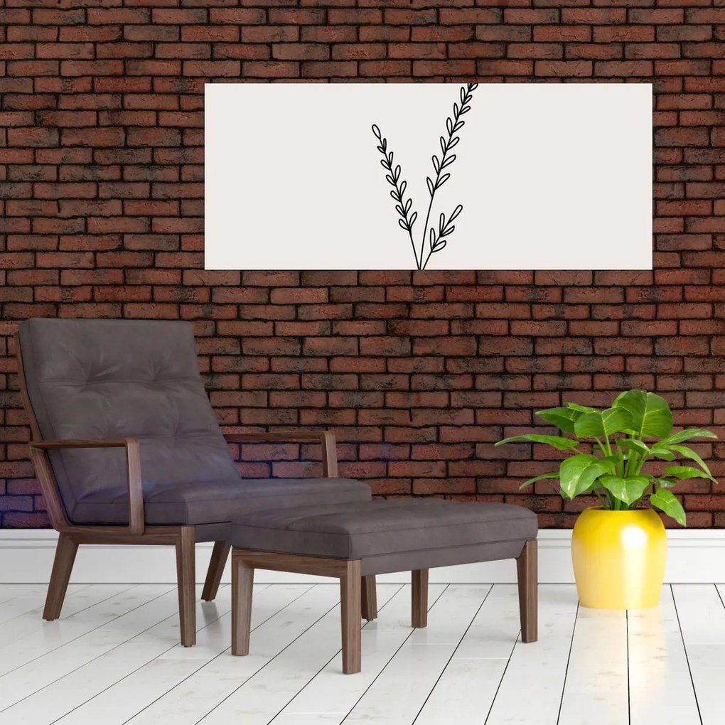 Kép - rét virág N⁰2 (120x50 cm)