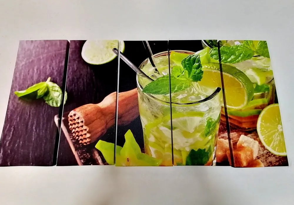 5-részes kép finom Mojito