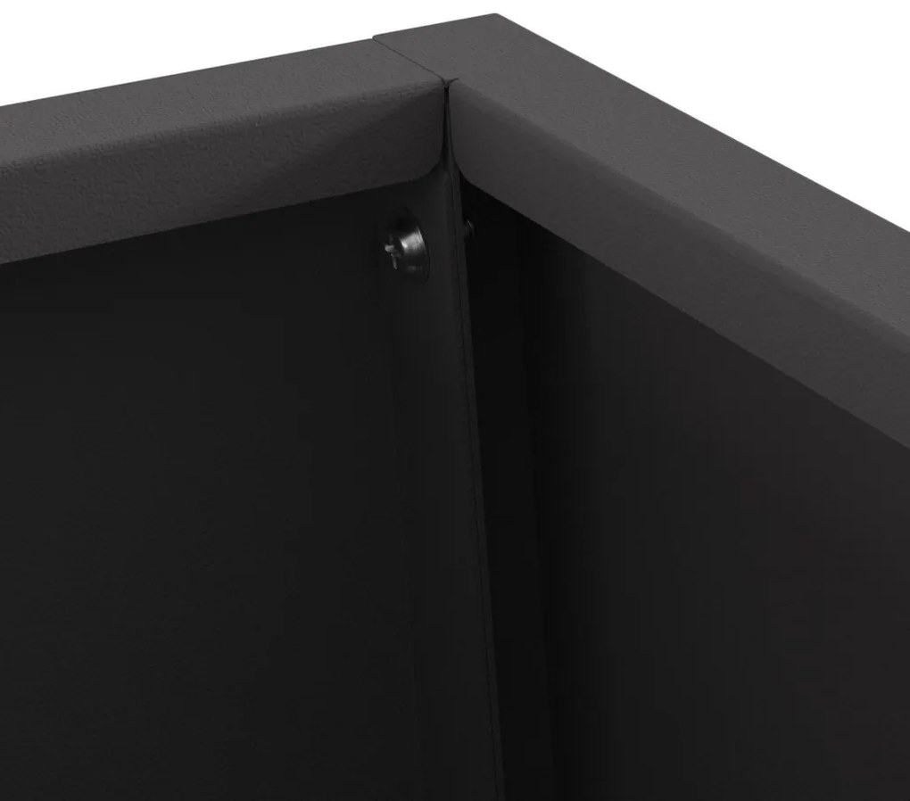 Tűzrakó Fekete 50 x 35 x 100 cm Hidegen hengerelt acél