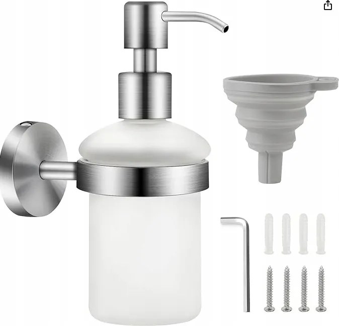 Exleco szappanadagoló, üveg, 200 ml