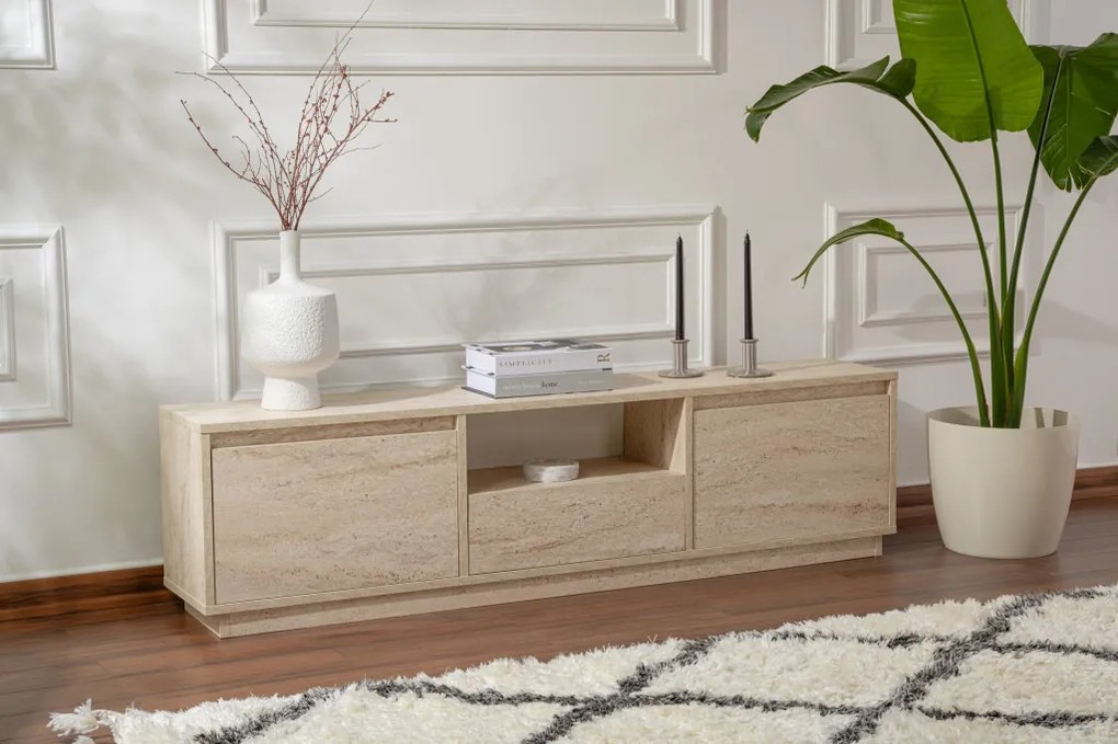 Vanguard - travertin TV-állvány