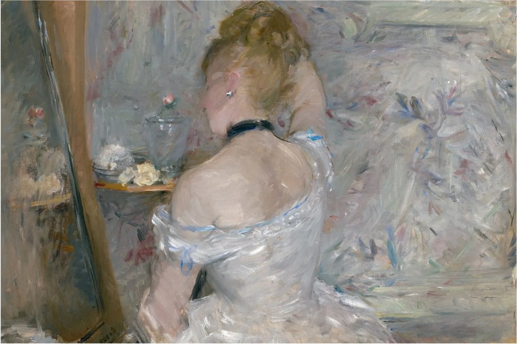 Kép - Berthe Morisot, Woman at Her Toilette, reprodukciók (90x60 cm)