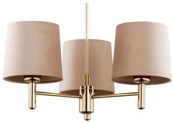 Argon 6109 - Csillár rúdon PONTE 3xE27/15W/230V bézs