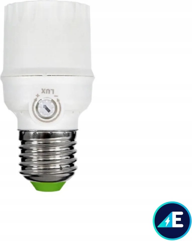 E27-es foglalat fotoelektromos érzékelővel, 60W