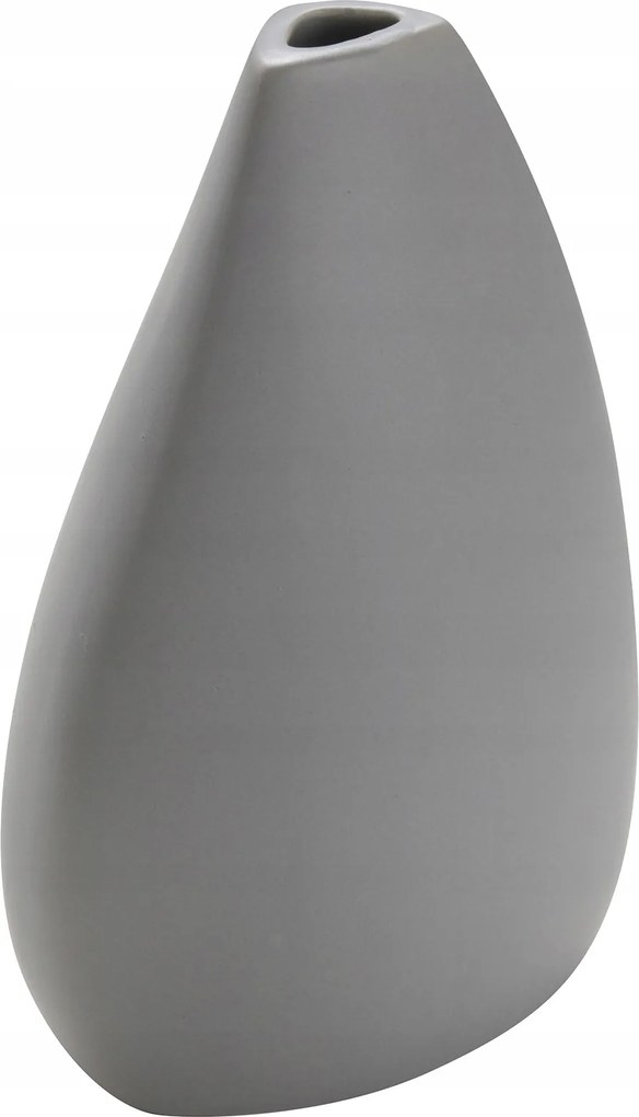 Váza 'Stone' (12x10x18cm), szürke