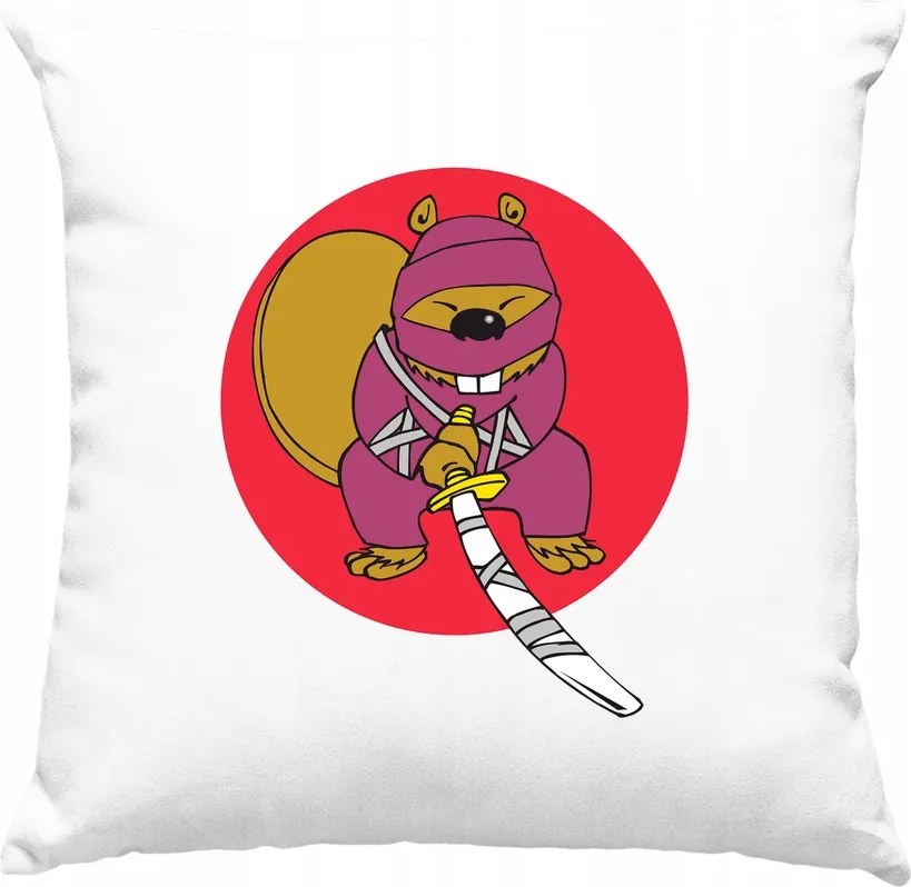 Hód Párna Vicces Mém 3 Fehér