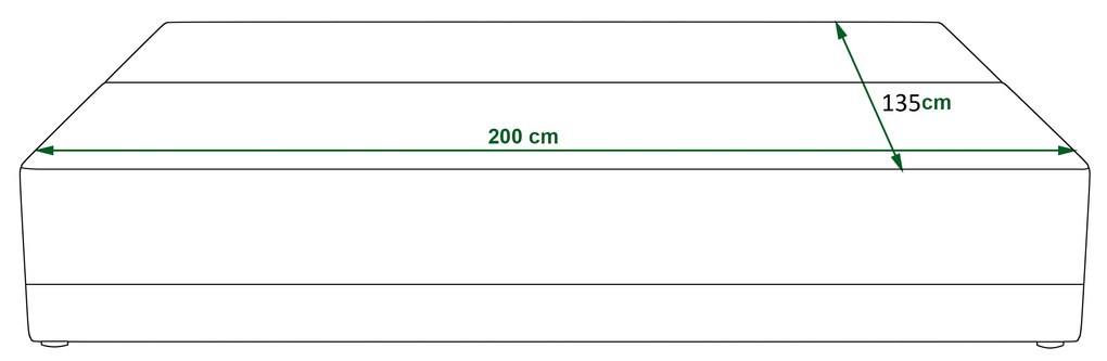 Kétszemélyes kanapé Tornado S (szürke + barna). 1056868