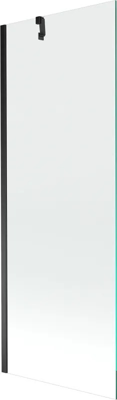 Mexen Next kádparaván 1-szárnyú 70 x 150 cm, átlátszó, fekete - 895-070-000-00-00-70