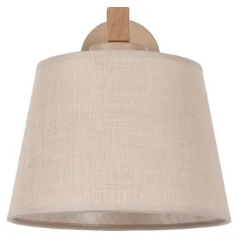 BRILAGI - LED fali lámpa LATTE SABIA 1xE27/15W/230V fenyő/bézs