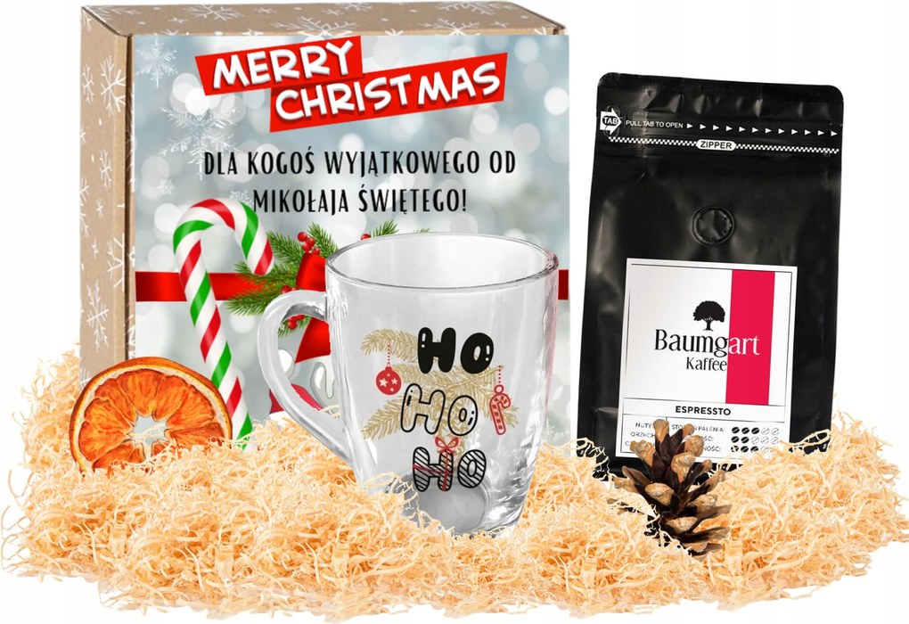 Mikulás Karácsonyi Ajándék Neki Ajándék Szett Kávé Bögre