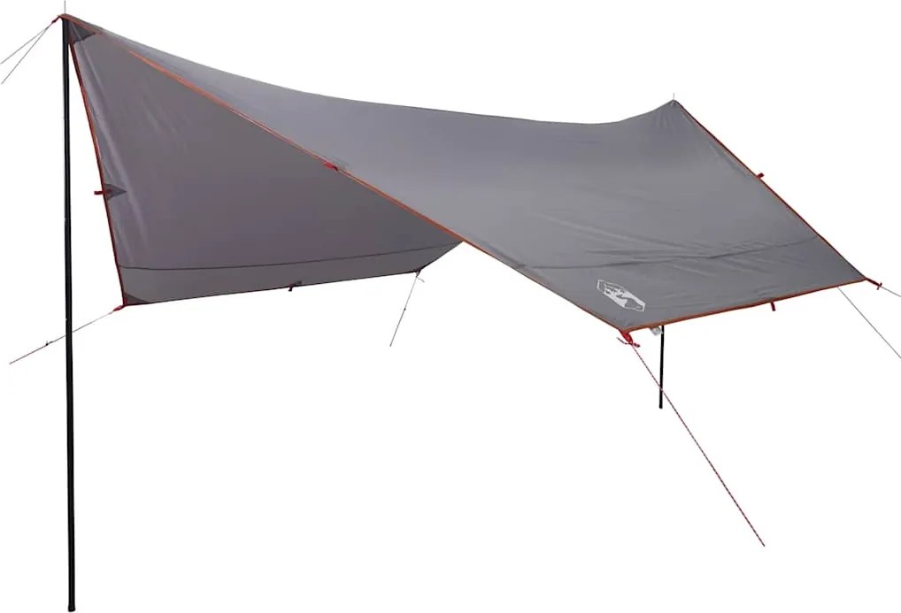 vidaXL narancssárga vízálló kempingponyva 430 x 380 x 210 cm