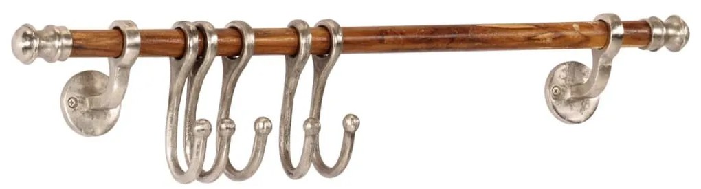 falra szerelhető alumínium fogas 75 x 15 cm