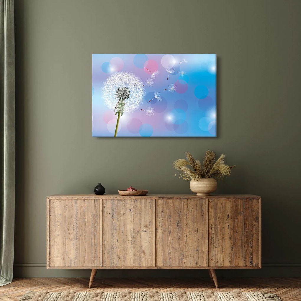 Kép - Pitypang a szélben (90x60 cm)