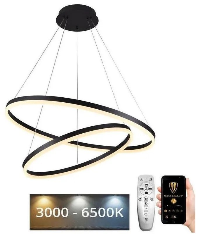 NEDES LED állítható fényerejű csillár kábellel LED/100W/230V 3000-6500K + DO ND3447