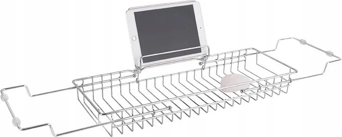 Fém Kádtartó Polc Könyvtartóval 18 x 20 x 61 cm