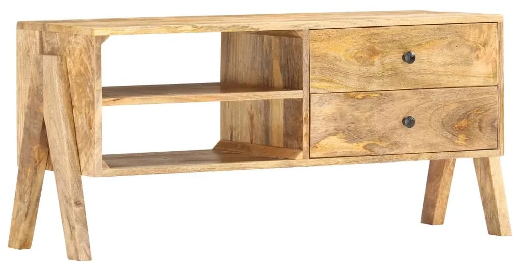 tömör mangófa TV-szekrény 97 x 35 x 47 cm