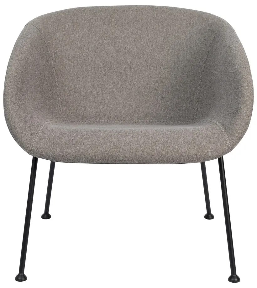 Feston szürke műbőr fotel - Zuiver