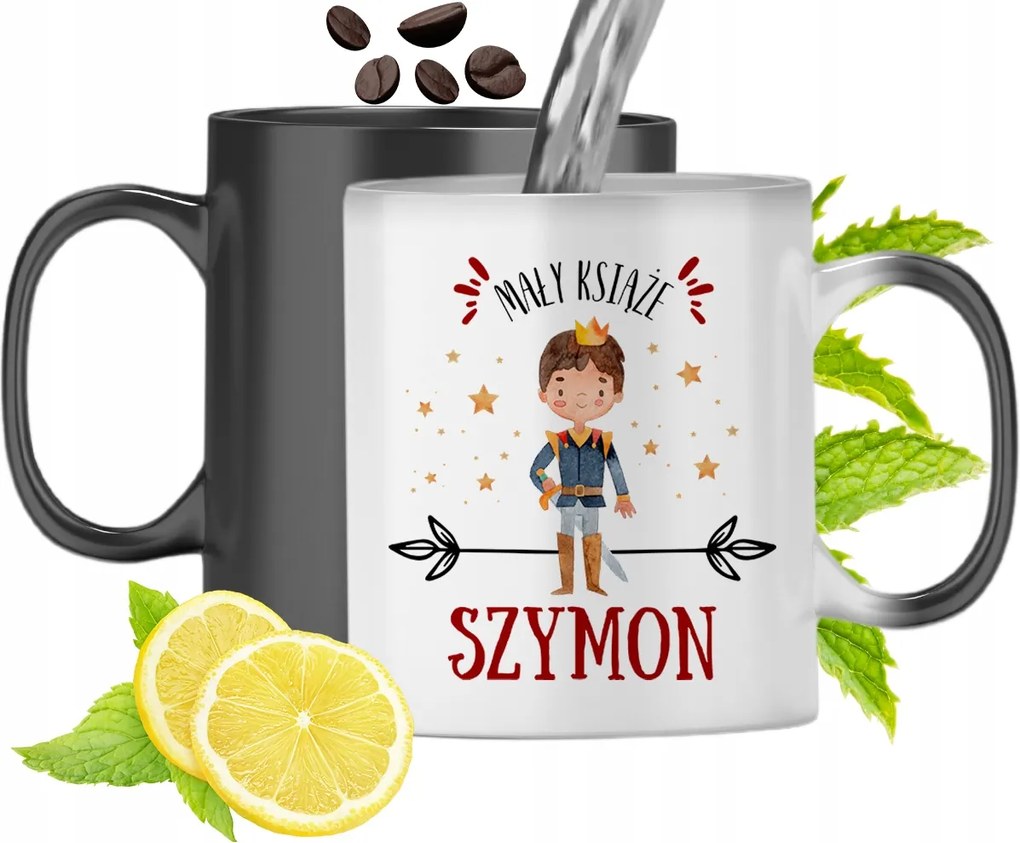 Simonnak Varázslatos Bögre Gyerek Fiú Ajándék Nyomtatott Fotóval