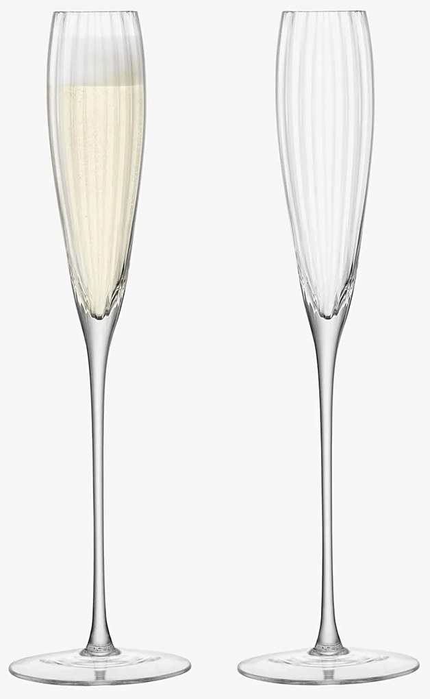 Pezsgős pohár, 165 ml, átlátszó, 2 db-os készlet - LSA International