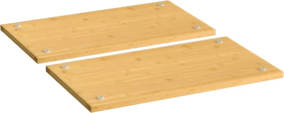 vidaXL 2 db bambusz tűzhely fedő 50 x 28 x 1,5 cm