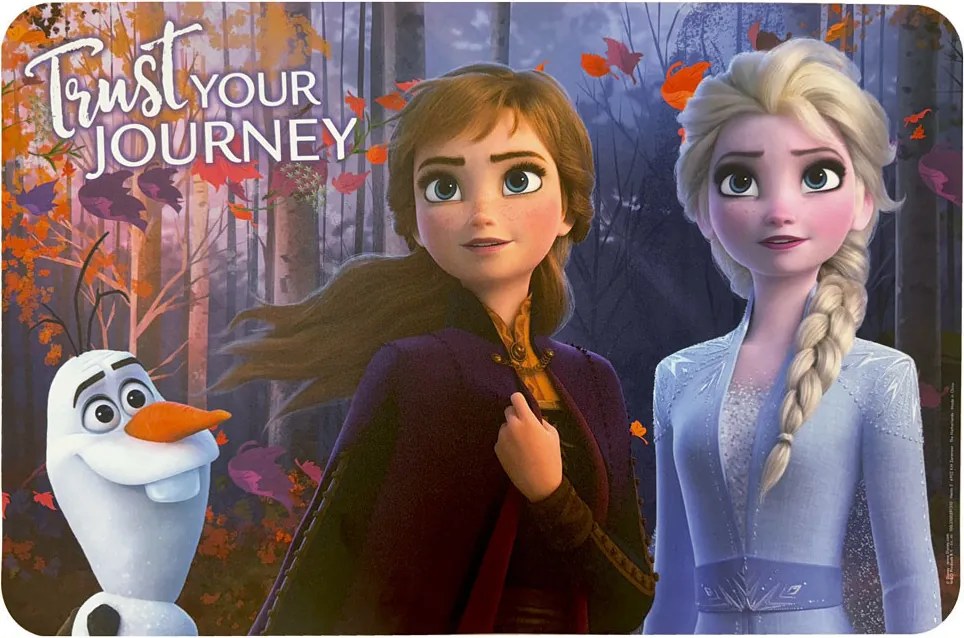 Disney Jégvarázs Trust your journey tányéralátét 43x28 cm