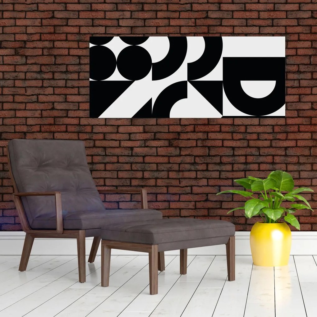 Kép - Geometriai absztrakció N⁰2 (120x50 cm)