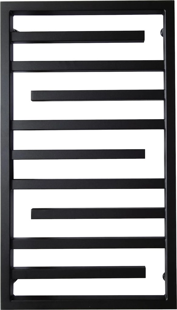 Dekoratív fürdőszobai radiátor Eter 93/53 fekete