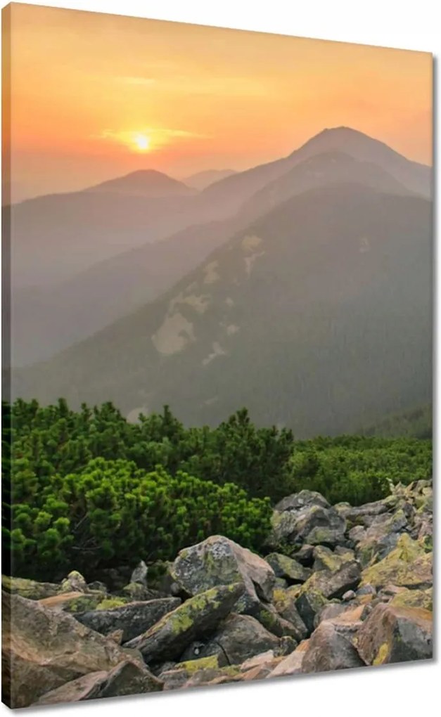 Vászonkép 50x70 Hegyi táj Tájkép