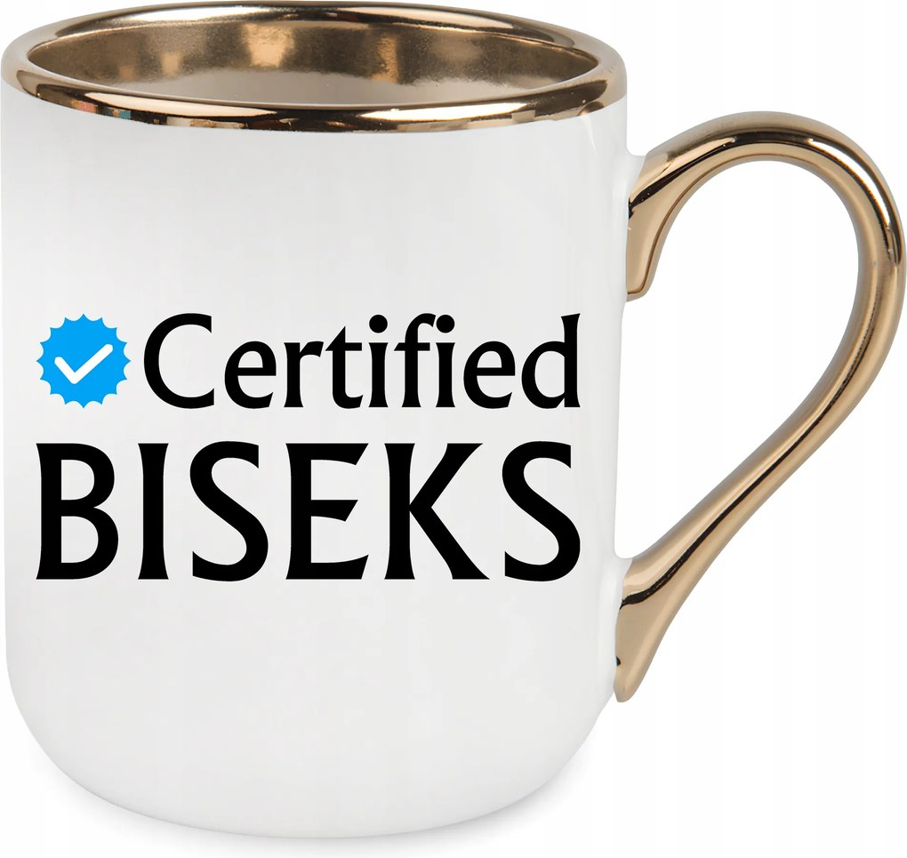 Mesterséges Bögre Elegant Arany Tanúsítvány Biszex Születésnapi Ajándék Csomagolás