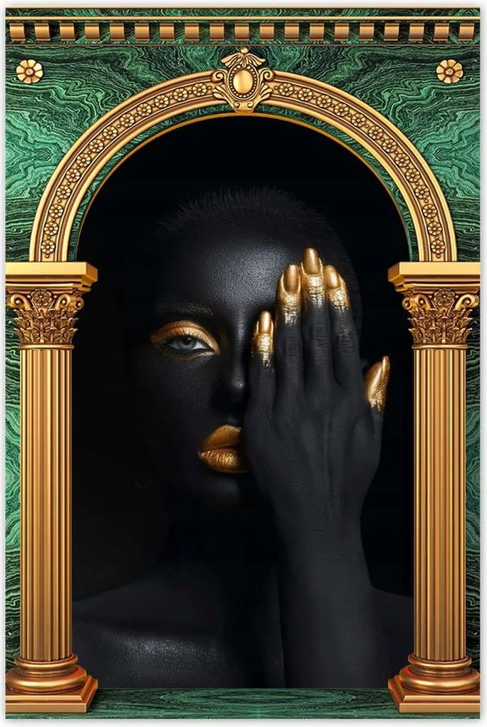 Poszterek 80x120 Arc az arany tenyér alatt