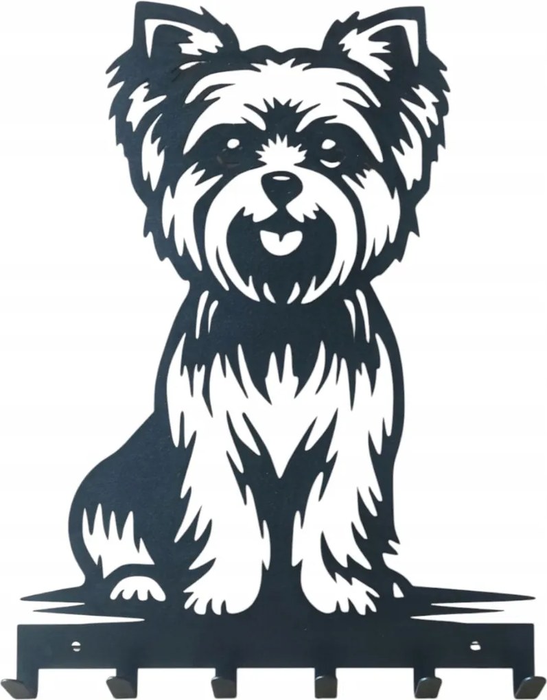 York kutya kulcstartó ruhaakasztó, fali akasztó, Loft