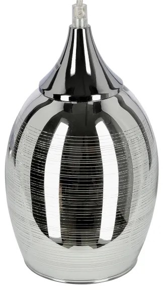 Csillár zsinóron MARINA 1xE27/60W/230V króm