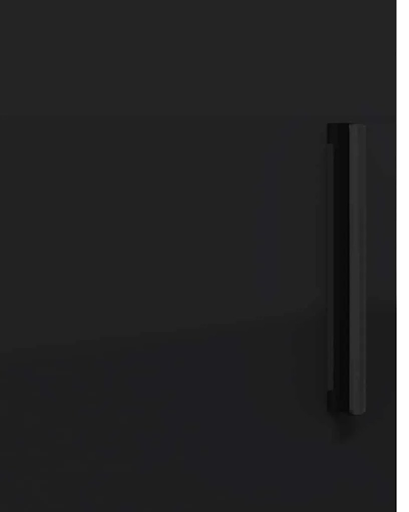 Fürdőszoba Székény polcokkal Fekete 61 x 35 x 64 cm Faanyag