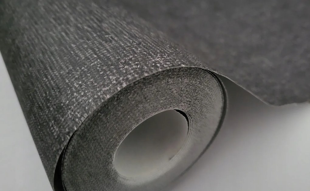 Sötétszürke Tapéta Effekt Vinil Zsák Flizelin Tapéta