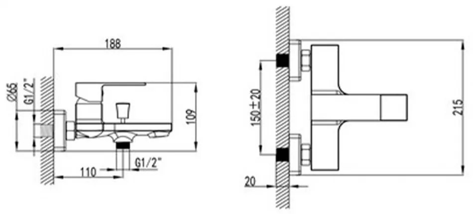 Mamba kád csaptelep