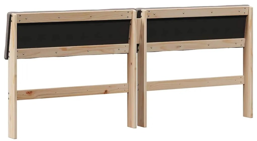 Kárpitozott fejtámla Tópszínű 180 cm Tömör fenyőfa